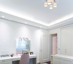 Настенный светильник 20080/3 хром/голубой