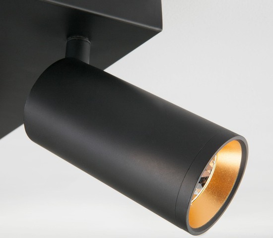 Люстра 20066/4 LED черный/золото