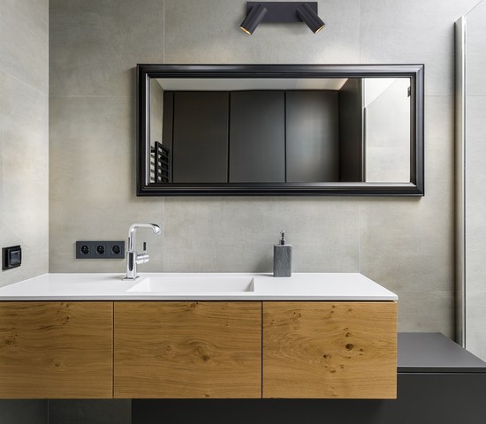 Настенный светильник 20066/2 LED черный/золото