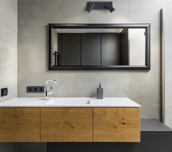 Настенный светильник 20066/2 LED черный/золото