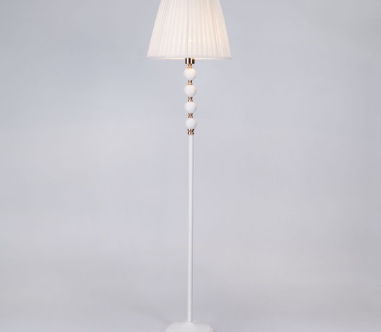 Торшер 01058/1 белый