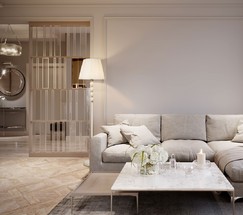 Торшер 01058/1 белый