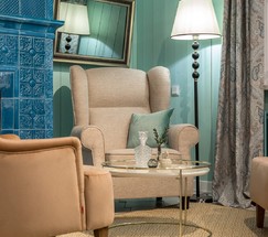 Торшер 01057/1 черный