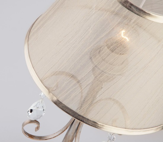 Настольная лампа 01051/1 серебро