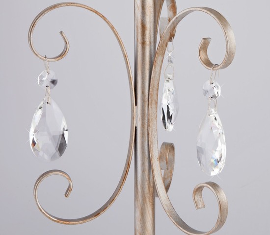 Настольная лампа 01051/1 серебро