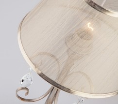 Настольная лампа 01051/1 серебро