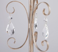 Настольная лампа 01051/1 серебро