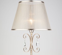 Торшер 01052/1 серебро