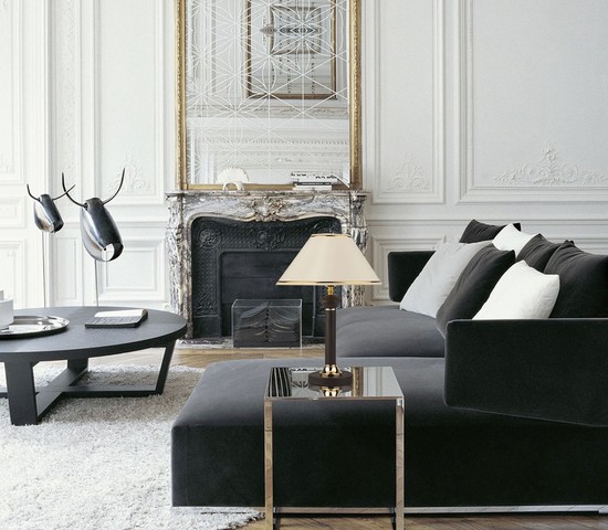 Настольная лампа 60019/1 венге