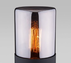 Универсальный уличный светильник Roil (35125/F) чёрный/дымчатый плафон