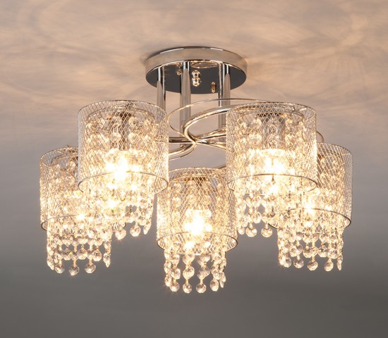 Люстра 30137/5 хром