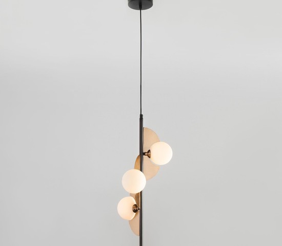 Люстра 50143/3 золото/черный