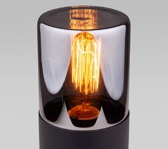 Универсальный уличный светильник Roil (35125/S) чёрный/дымчатый плафон