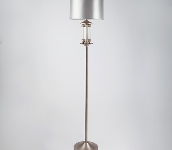 Торшер 01046/1 сатин-никель