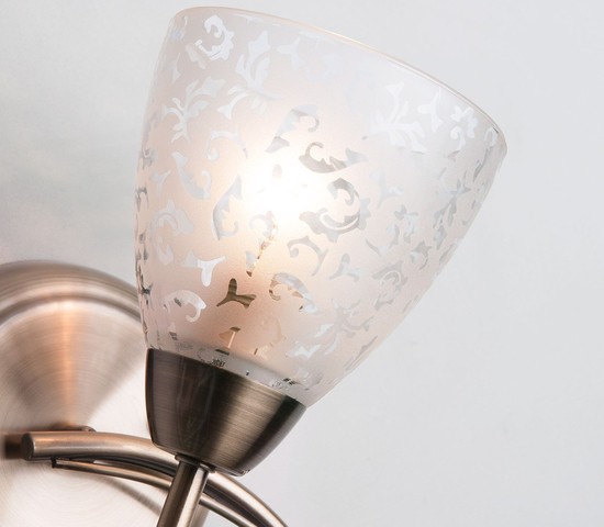 Настенный светильник 30130/1 античная бронза