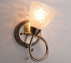 Настенный светильник 30130/1 античная бронза