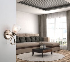 Настенный светильник 30130/1 античная бронза