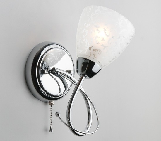 Настенный светильник 30130/1 хром