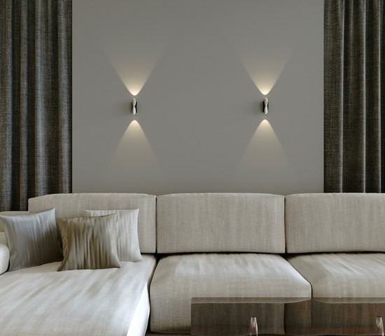 Подсветка интерьерная Steel LED чёрный/сталь (40109/LED)