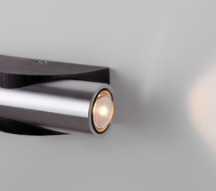 Подсветка интерьерная Steel LED чёрный/сталь (40109/LED)