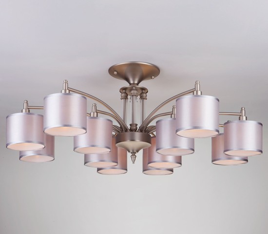 Люстра 60080/12 сатин-никель