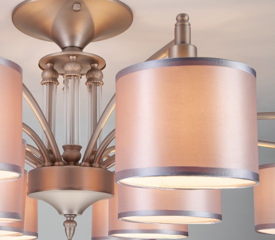 Люстра 60080/12 сатин-никель