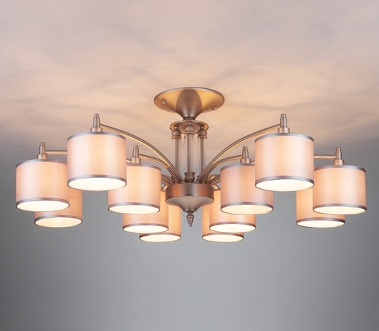 Люстра 60080/12 сатин-никель