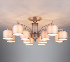 Люстра 60080/12 сатин-никель