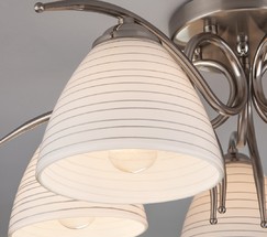 Люстра 30121/5 сатин-никель