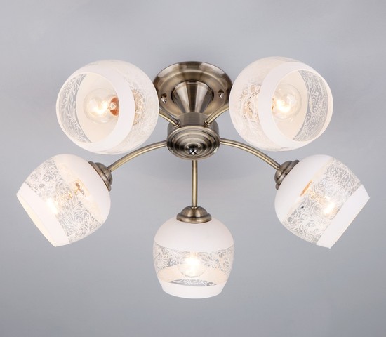 Люстра 30118/5 античная бронза