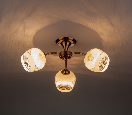 Люстра 30118/3 античная бронза