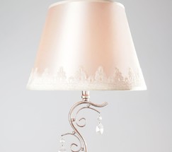 Торшер 01023/1 серебро