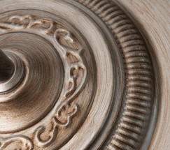 Торшер 01023/1 серебро