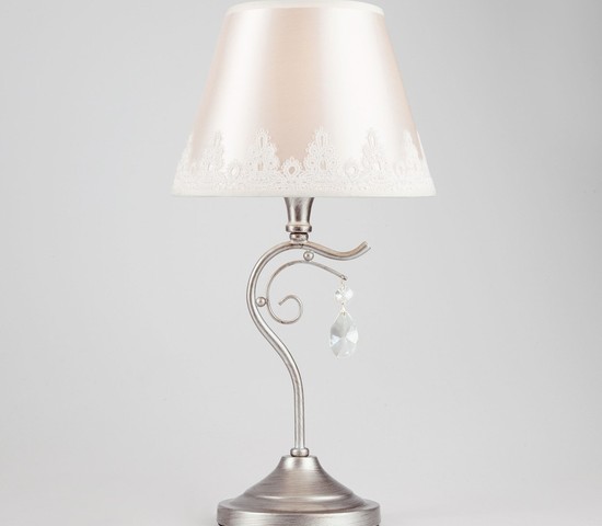 Настольная лампа 01022/1 серебро