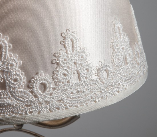 Настольная лампа 01022/1 серебро