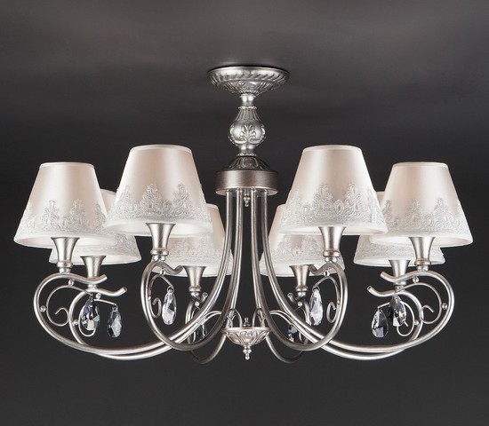 Люстра 60069/8 серебро