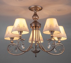 Люстра 60069/5 серебро