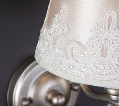 Настенный светильник 60069/1 серебро