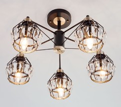 Люстра 70075/5 черный