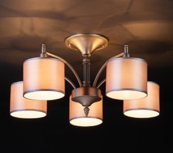Люстра 60080/5 сатин-никель