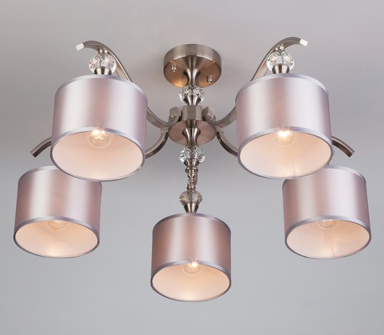 Люстра 60070/5 сатин-никель