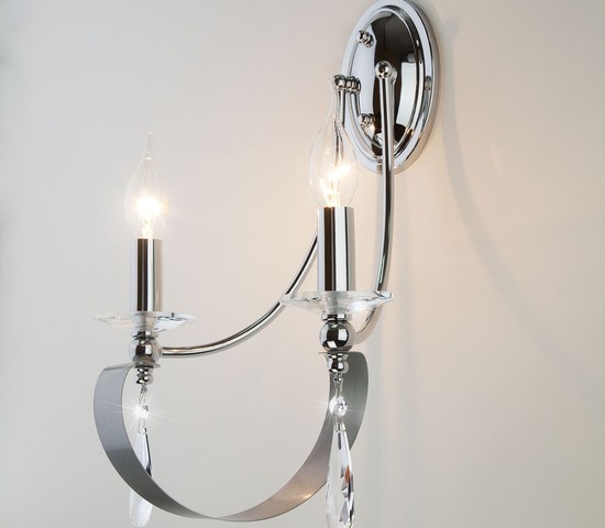 Настенный светильник 60064/2 хром
