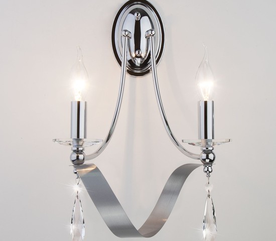 Настенный светильник 60064/2 хром