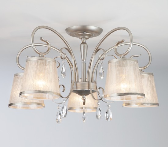 Люстра 60065/5 серебро