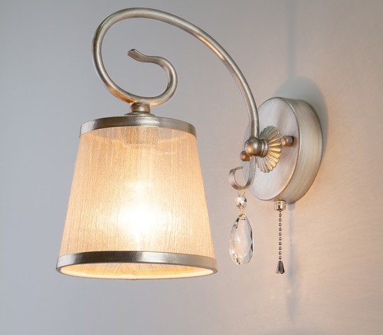 Настенный светильник 60065/1 серебро