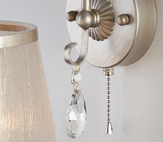 Настенный светильник 60065/1 серебро