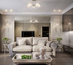 Настенный светильник 60065/1 серебро