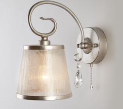 Настенный светильник 60065/1 серебро