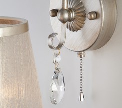 Настенный светильник 60065/1 серебро