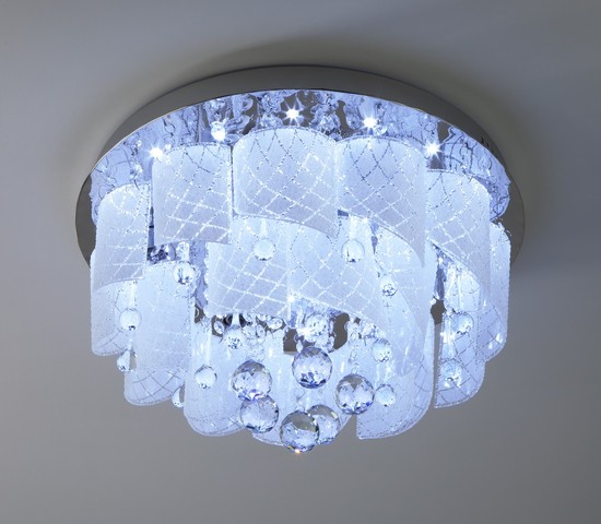 Люстра 80117/8 хром/белый